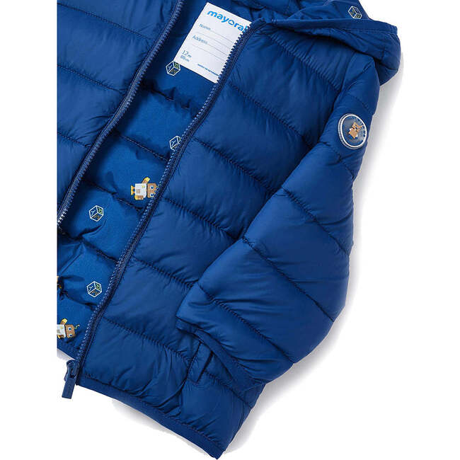 Quilt Padded Coat, Blue