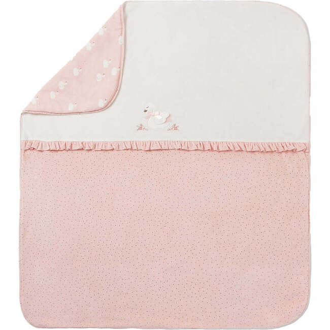 Rose Ruffle Blanket, Pink