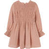 Rose Ruffle Plumeti Dress, Pink - Dresses - 4