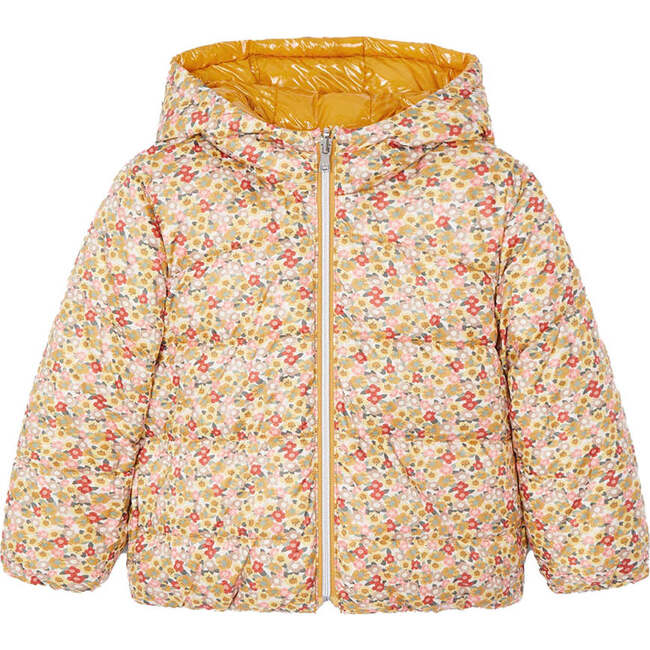 Reversible Floral Coat, Yellow - Coats - 3