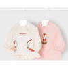 Squirrel Graphic Dual Outfit, Pink - Mixed Apparel Set - 4
