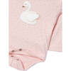 Swan Graphic Tutu Outfit & Headband, Pink - Mixed Apparel Set - 3