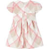 Plaid Poplin Dress, Pink - Dresses - 4