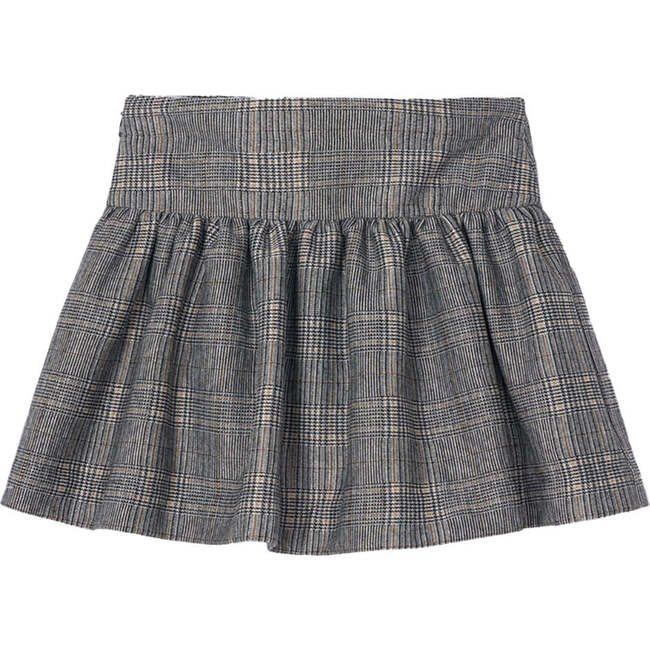 Plaid Bow Skirt, Grey - Skirts - 5