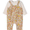 Floral Fleece Babysuit, Multi - Onesies - 1 - thumbnail