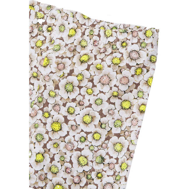 Floral Graphic Outfit, White - Mixed Apparel Set - 4