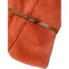 Faux Fur Vest, Orange - Vests - 3