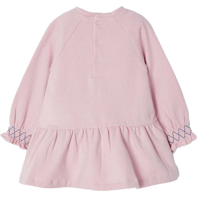 Cool Girl Graphic Fleece Dress, Pink - Dresses - 5
