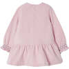 Cool Girl Graphic Fleece Dress, Pink - Dresses - 5