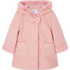 Blush Shearling Coat, Pink - Coats - 1 - thumbnail