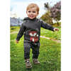 Carbon Fox Graphic Hoodie, Grey - Sweatshirts - 2