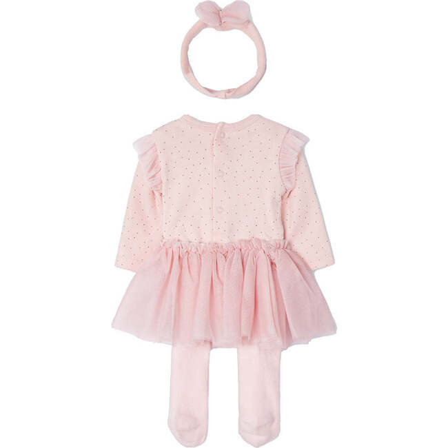 Swan Graphic Tutu Outfit & Headband, Pink - Mixed Apparel Set - 7