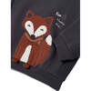 Carbon Fox Graphic Hoodie, Grey - Sweatshirts - 3