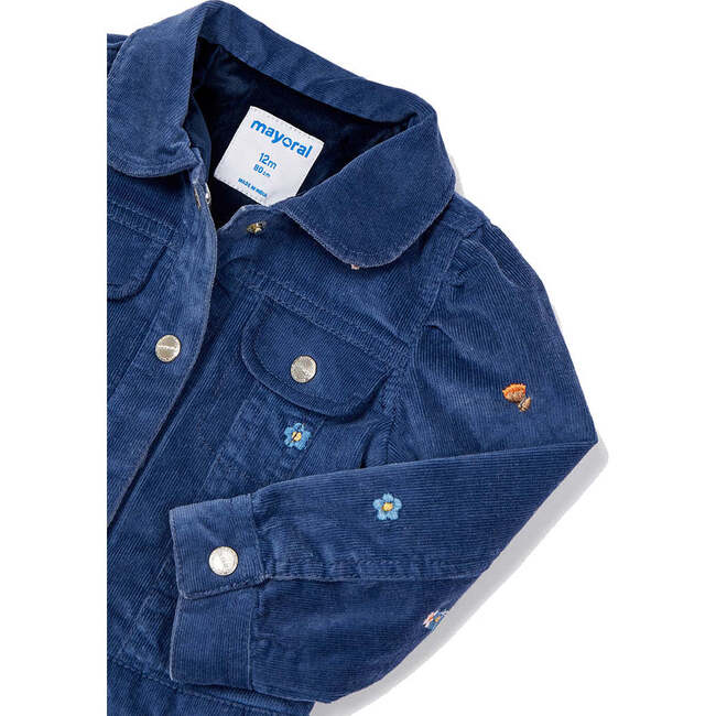 Indigo Corduroy Denim Jacket, Blue