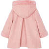 Blush Shearling Coat, Pink - Coats - 4