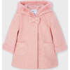 Blush Shearling Coat, Pink - Coats - 5