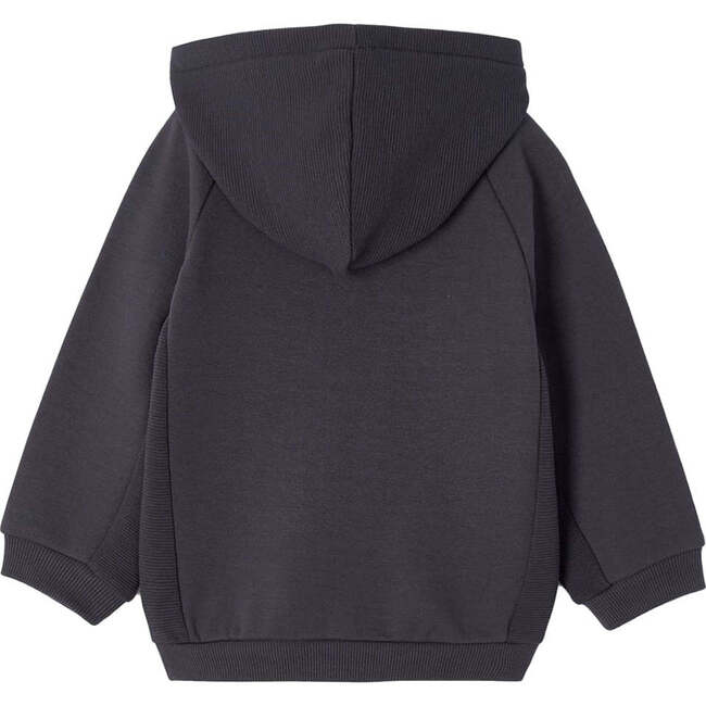 Carbon Fox Graphic Hoodie, Grey - Sweatshirts - 4