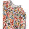 Floral Print Ruffle Dress, Orange - Dresses - 4