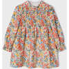 Floral Print Ruffle Dress, Orange - Dresses - 5