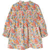 Floral Print Ruffle Dress, Orange - Dresses - 6