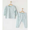 Mint Polar Bear Pocket Outfit, Green - Mixed Apparel Set - 2