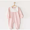 Fairy Print Babysuit, Pink - Onesies - 2