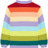 Rainbow Striped Cardigan, Multicolored - Cardigans - 2