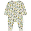 Pup Print Coverall, Oatmeal - Onesies - 2
