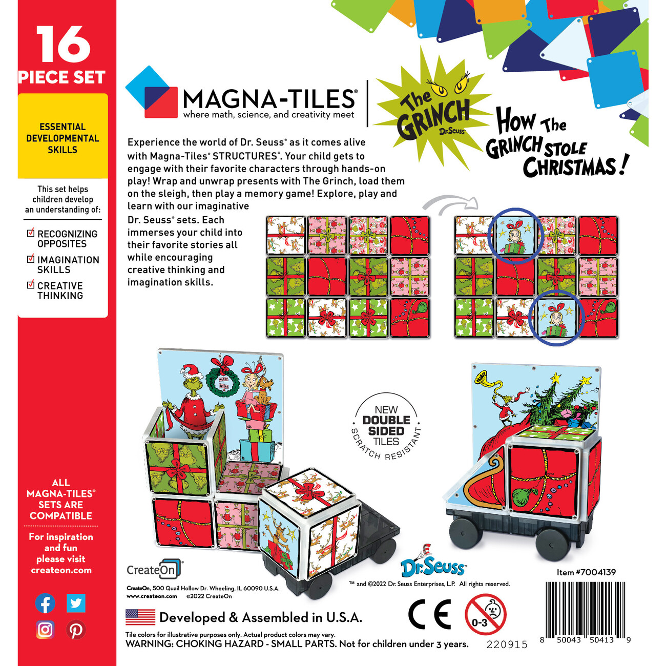 Crayola Pastel Magnetic Tiles 14 Piece Expansion Pack - CreateOn Magnetic  Building Tiles STEM Toys