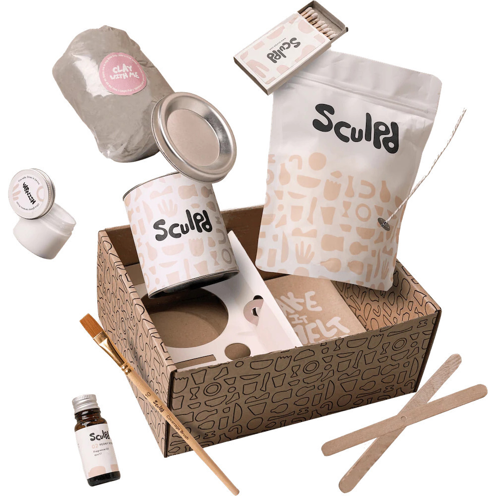 Candle Making Kit, Peony Rose Scent - Painting - 1