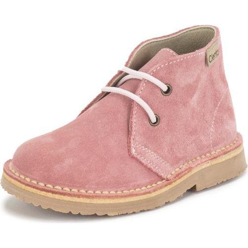Suede Lace Up Boots, Pink