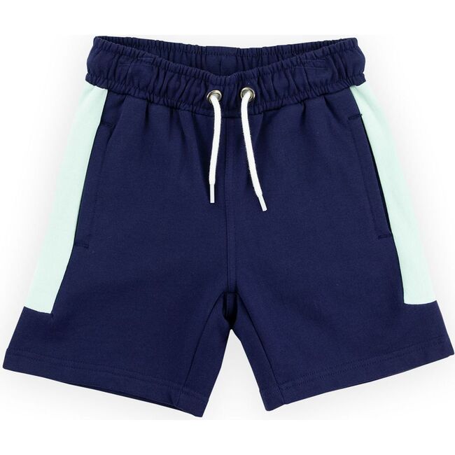 Jet Short, Navy and Pale Blue