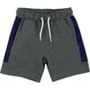 Jet Short, Charcoal Heather and  Navy - Shorts - 1 - thumbnail