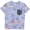 Russ Tee, Dino Surf and  Violet - T-Shirts - 1 - thumbnail