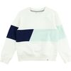 Dash Crewneck, Ecru - Sweatshirts - 1 - thumbnail