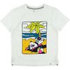 Theo Tee, Astor Beach and White - T-Shirts - 1 - thumbnail