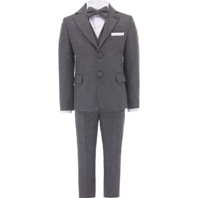 Peak Lapel Tuxedo, Grey - Suits & Separates - 1
