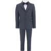 Peak Lapel Tuxedo, Blue Grey - Suits & Separates - 1 - thumbnail