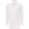 Peak Lapel Tuxedo, Cream - Suits & Separates - 3
