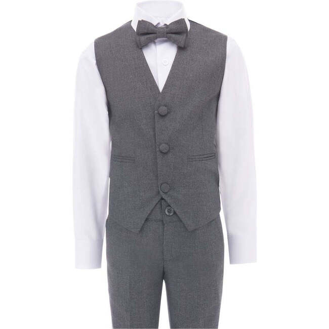 Peak Lapel Tuxedo, Grey - Suits & Separates - 3