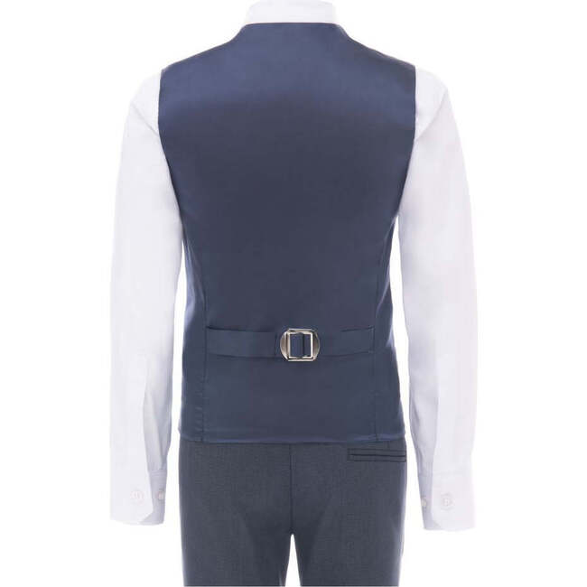 Peak Lapel Tuxedo, Blue Grey - Suits & Separates - 4