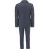 Peak Lapel Tuxedo, Blue Grey - Suits & Separates - 5