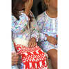 Nutcracker Christmas Tess Dress, Multicolor - Pajamas - 3 - thumbnail