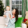 North Pole Christmas Zip Baby Onesie, Multicolor - Pajamas - 5