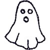 Boo Halloween Ghost Sweatpants, Cream - Sweatpants - 3