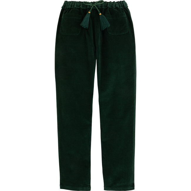 Pocket Pull On Pants, Emerald Velvet