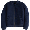 Bomber Jacket, Navy - Jackets - 1 - thumbnail