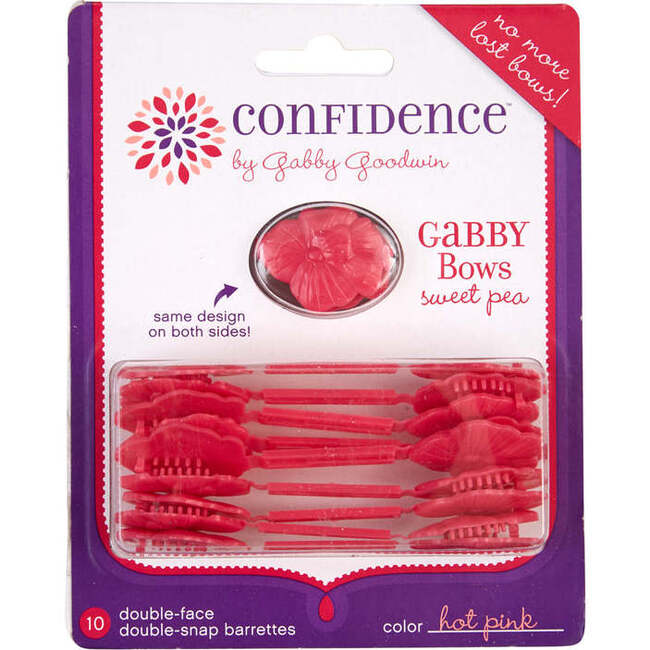 Sweet Pea GaBBY Bows, Hot Pink (10 Pieces)