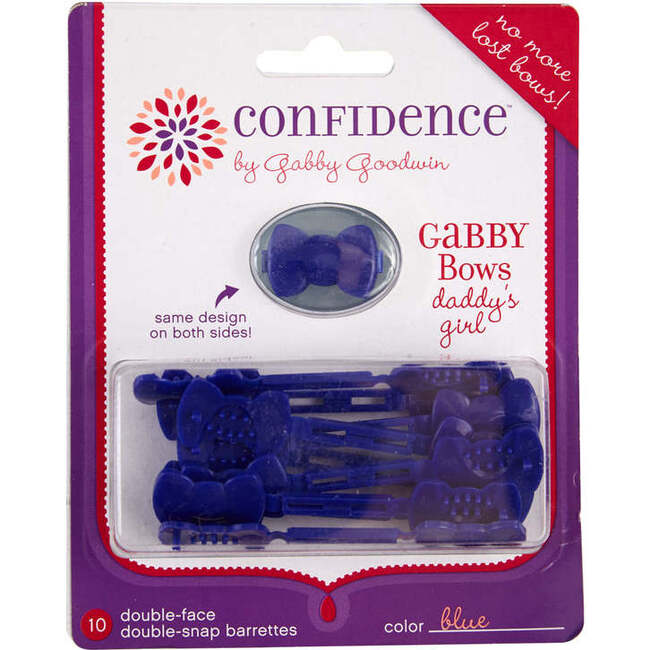 Daddy's Girl GaBBY Bows, Dark Blue (10 Pieces)
