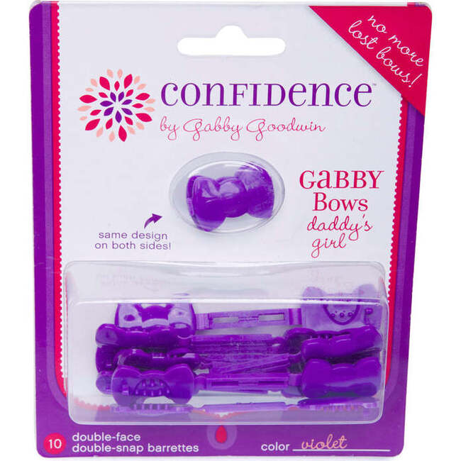 Daddy's Girl GaBBY Bows, Violet (10 Pieces)